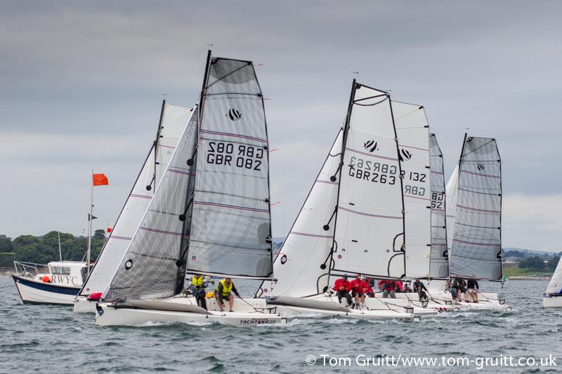 Plymouth Regatta 2016 day 1 photo copyright Tom Gruitt / www.tom-gruitt.co.uk taken at  and featuring the Seascape 18 class