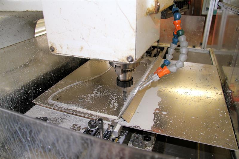 Machining the Rudder Stock photo copyright Mark Jardine taken at  and featuring the  class