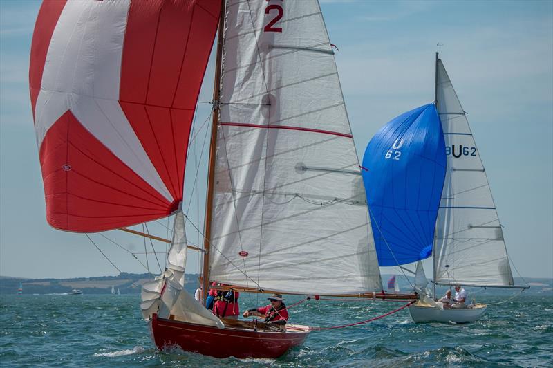  Restored 1922 Seaview Mermaid Cynthia competing again on day 4 of Cowes Classics Week photo copyright Tim Jeffreys Photography taken at Royal London Yacht Club and featuring the Seaview Mermaid class