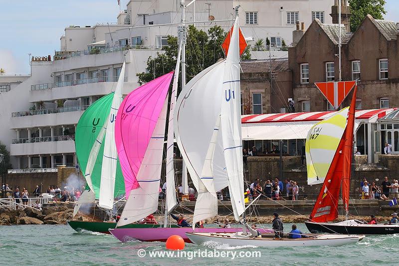 Cowes Week day 1 photo copyright Ingrid Abery / www.ingridabery.com taken at Cowes Combined Clubs and featuring the Seaview Mermaid class