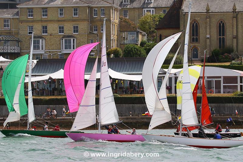 Cowes Week day 1 photo copyright Ingrid Abery / www.ingridabery.com taken at Cowes Combined Clubs and featuring the Seaview Mermaid class