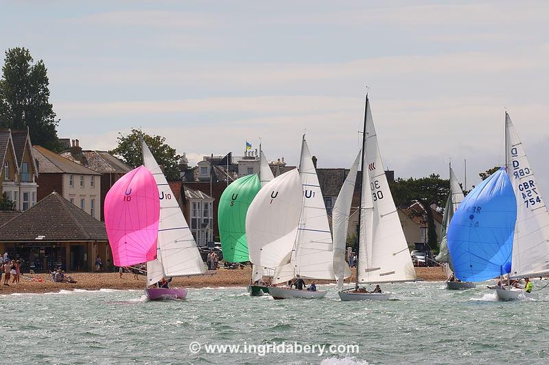 Cowes Week day 1 photo copyright Ingrid Abery / www.ingridabery.com taken at Cowes Combined Clubs and featuring the Seaview Mermaid class