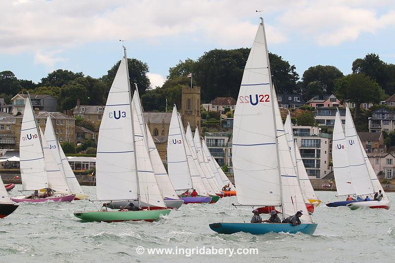 Cowes Week day 1 photo copyright Ingrid Abery / www.ingridabery.com taken at Cowes Combined Clubs and featuring the Seaview Mermaid class