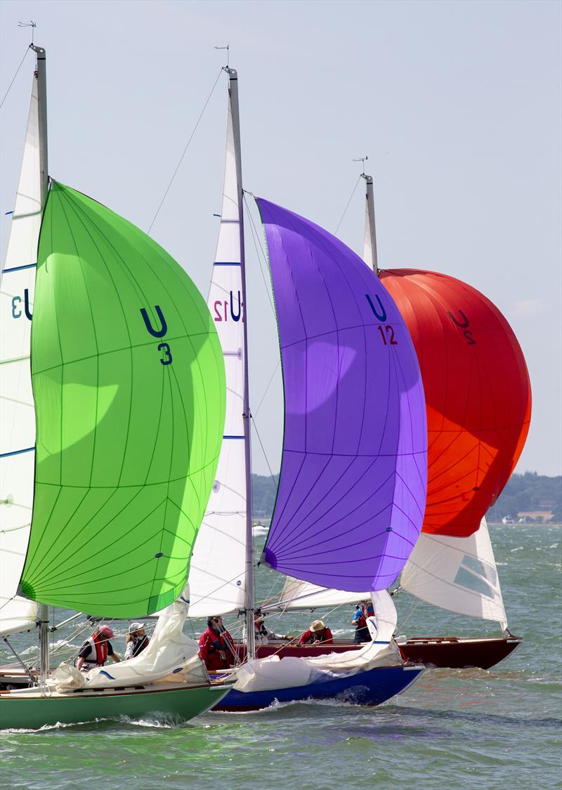 Cowes Week day 3 photo copyright Martin Augustus / www.sailingimages.co.uk taken at Cowes Combined Clubs and featuring the Seaview Mermaid class