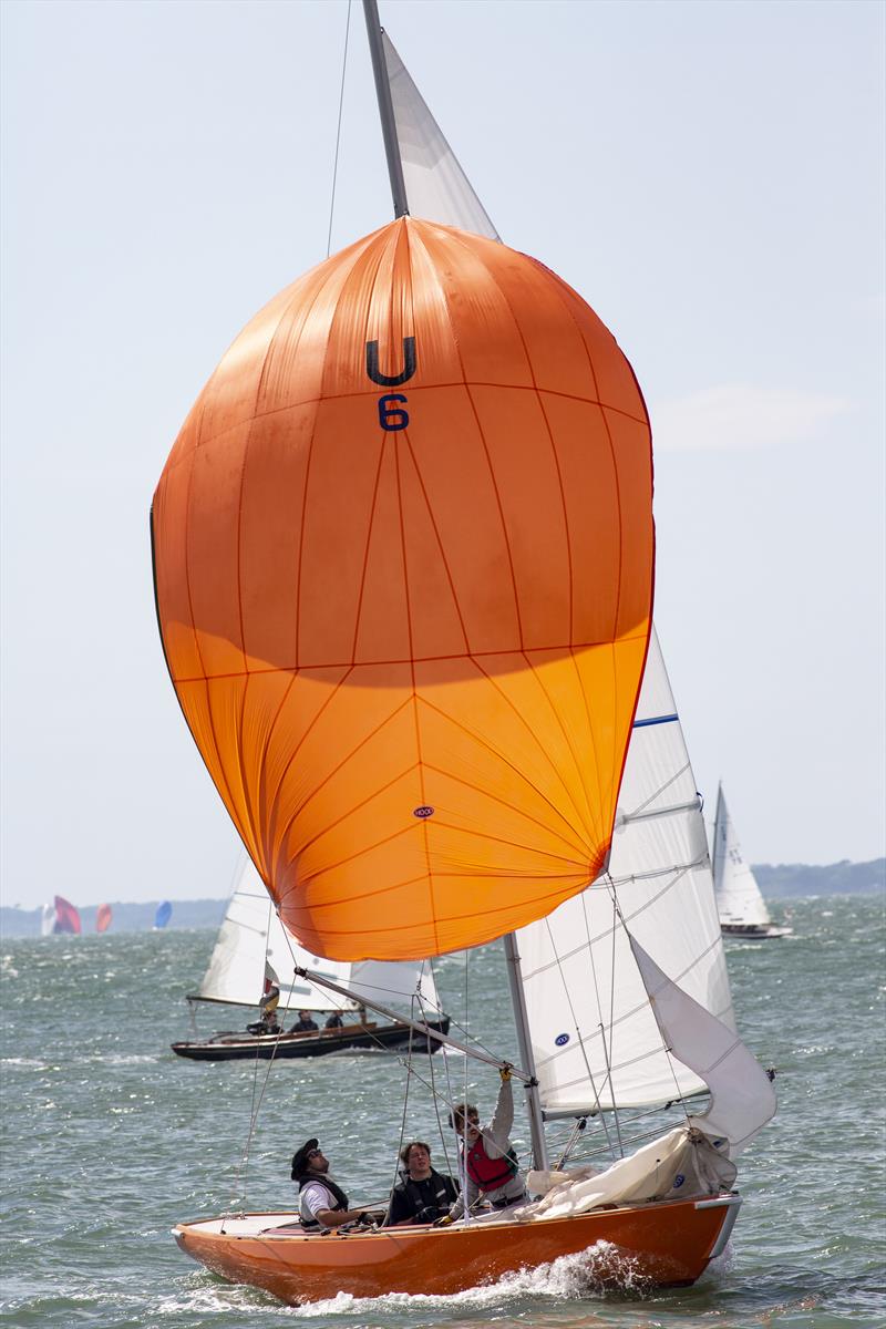 Cowes Week day 3 photo copyright Martin Augustus / www.sailingimages.co.uk taken at Cowes Combined Clubs and featuring the Seaview Mermaid class