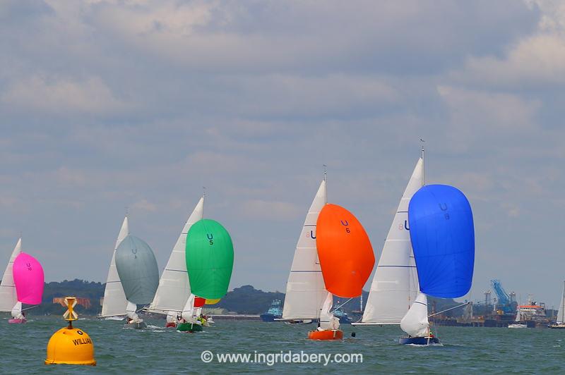 Day 5 of Cowes Week 2023 photo copyright Ingrid Abery / www.ingridabery.com taken at Cowes Combined Clubs and featuring the Seaview Mermaid class