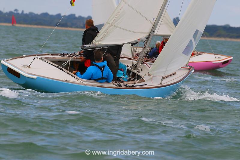 Day 5 of Cowes Week 2023 photo copyright Ingrid Abery / www.ingridabery.com taken at Cowes Combined Clubs and featuring the Seaview Mermaid class