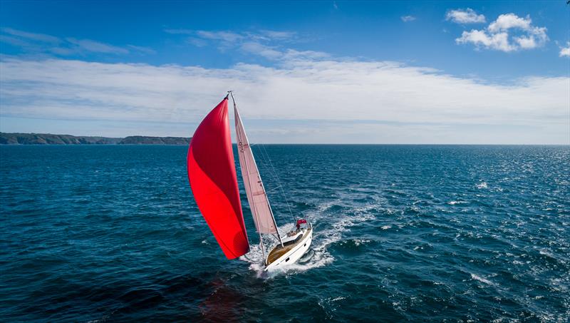 Oyster 495 under spinnaker photo copyright Brian Carlin taken at  and featuring the  class