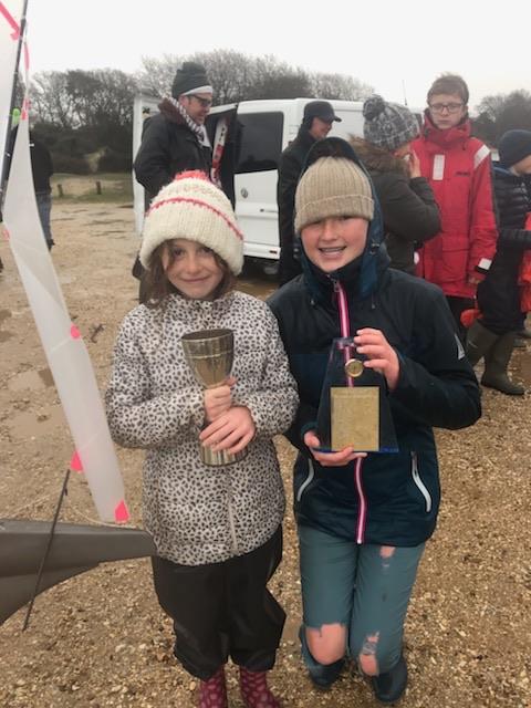 Maisie Hutchinson wins the 2019 Setley Cup and Lola Mordaunt wins the 2019 Seahorse Trophy photo copyright Johnny Mordaunt taken at  and featuring the Setley Cup class