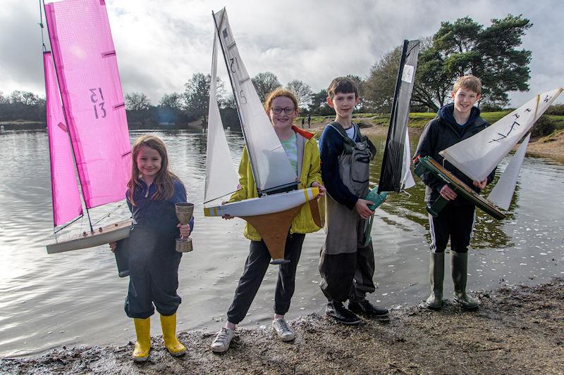 Monohull podium in the 2021 Setley Cup on Boxing Day photo copyright Paul French / www.coolhat.co.uk taken at  and featuring the Setley Cup class