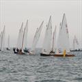 Pin end start, what happens nextBritish Sharpie Championships at Brancaster Staithe © James Case 