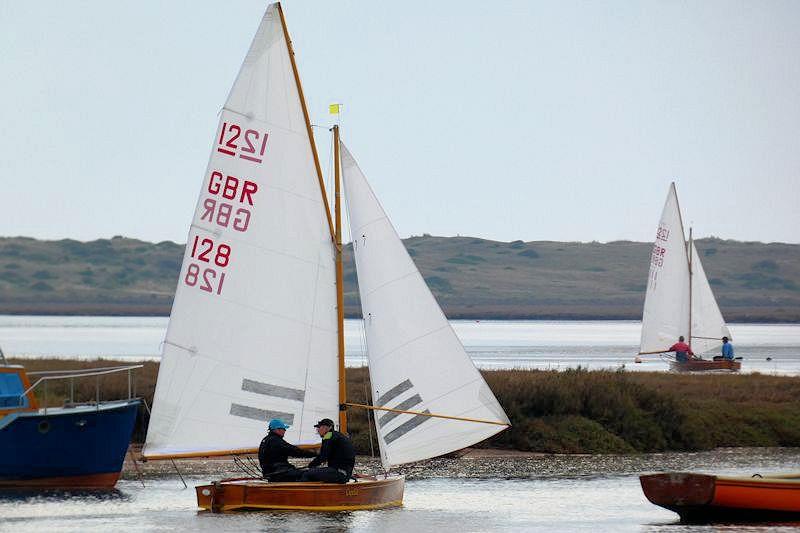 Capella wins - Light winds for Sharpie open meeting at Overy Staithe photo copyright Jennie Clark taken at Overy Staithe Sailing Club and featuring the Sharpie class