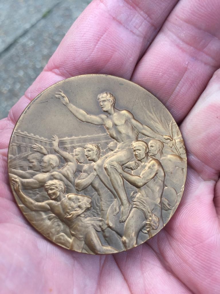 12sqM Sharpie Europeans - the bronze medal won by 'Chuckles' durin the 1956 Olympics photo copyright James Case taken at Brancaster Staithe Sailing Club and featuring the Sharpie class