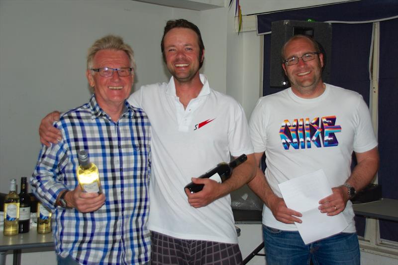 Alan Howland & Rob Britton finish 3rd in the Shearwater TT at the Isle of Sheppey photo copyright James Willmott taken at Isle of Sheppey Sailing Club and featuring the Shearwater class