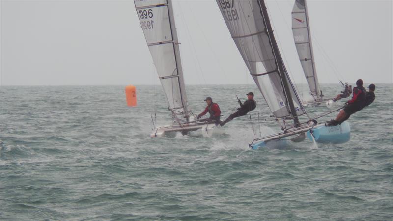 Shearwater TT at Pagham photo copyright Rob Britton taken at Pagham Yacht Club and featuring the Shearwater class