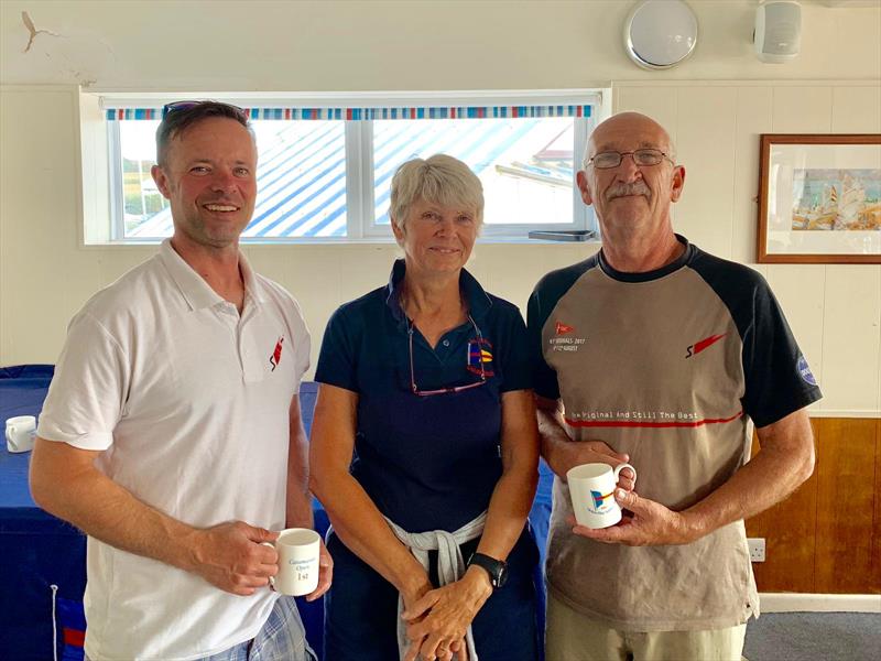 Prize winners in the Shearwater TT at Stokes Bay photo copyright Sam Vaughan taken at Stokes Bay Sailing Club and featuring the Shearwater class