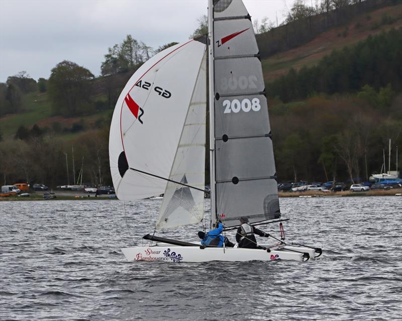 Shearwater travellers at the Bala Catamaran Open 2022 photo copyright John Hunter taken at Bala Sailing Club and featuring the Shearwater class