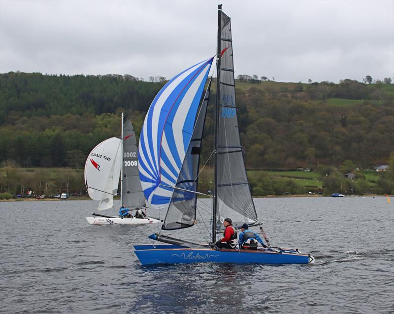 Shearwater travellers at the Bala Catamaran Open 2022 photo copyright John Hunter taken at Bala Sailing Club and featuring the Shearwater class