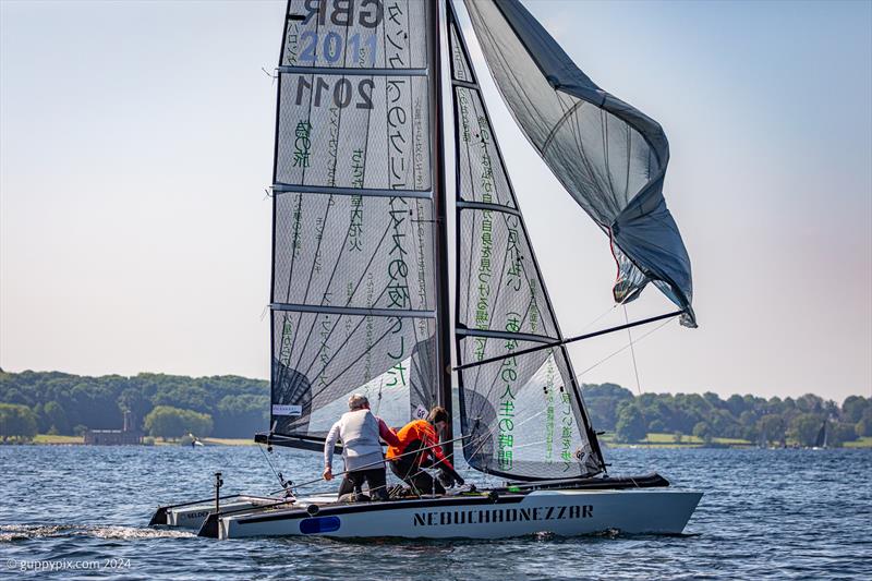 Pete Jary dominated the Shearwater fleet on his spectacularly finished boat during the Rutland Cat Open 2024 - photo © Gordon Upton / www.guppypix.com
