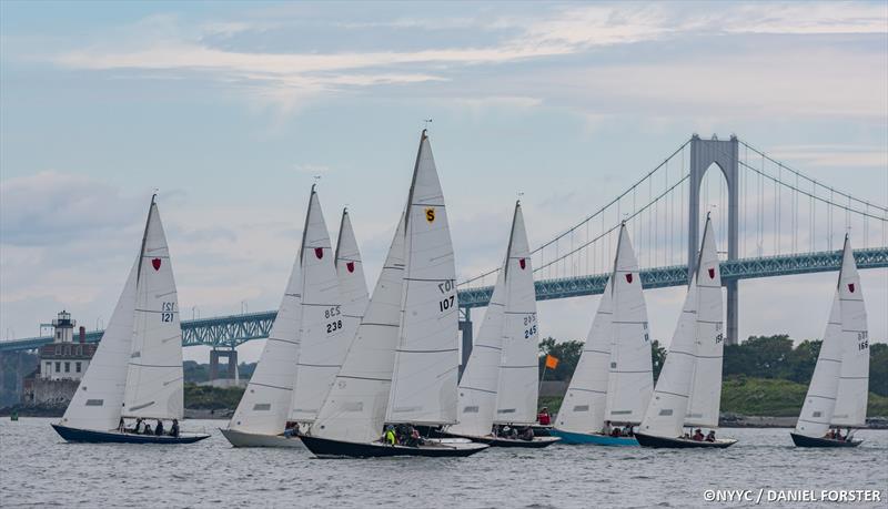 Shields class start during the 168th Annual Regatta at the New York Yacht Club - photo © Daniel Forster Photography / www.danielforster.com