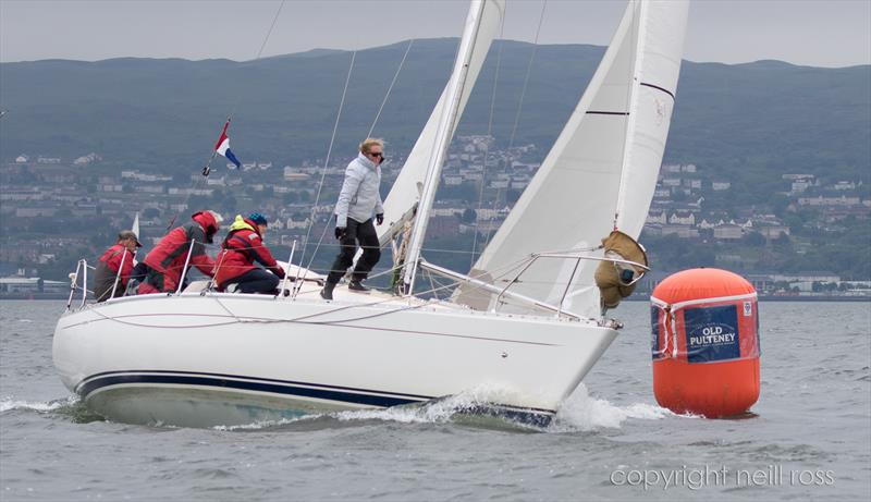 Sigmatic on day 1 of the Old Pulteney Mudhook Regatta photo copyright Neill Ross taken at Mudhook Yacht Club and featuring the Sigma 33 class