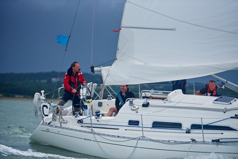 Cowes Week 2019 day 2 photo copyright Tom Hicks / www.solentaction.com taken at Cowes Combined Clubs and featuring the Sigma 38 class