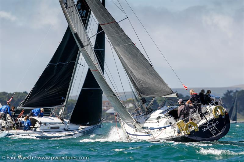 Machismo 11, Sigma 38 during RORC Race the Wight photo copyright Paul Wyeth / www.pwpictures.com taken at Royal Ocean Racing Club and featuring the Sigma 38 class