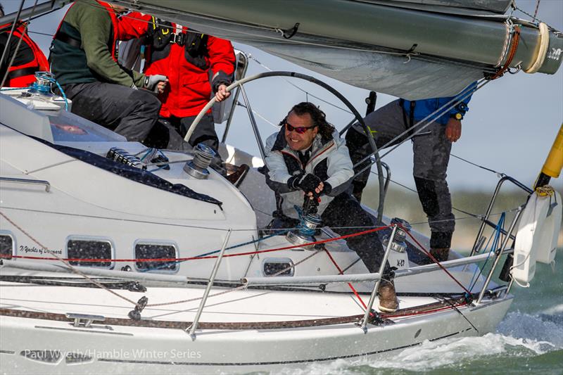 With Alacrity, Sigma 38 during HYS Hamble Winter Series Race Week 1 photo copyright Paul Wyeth / Hamble Winter Series taken at Hamble River Sailing Club and featuring the Sigma 38 class