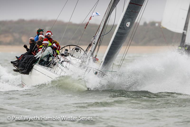 With Alacrity on week 8 of HYS Hamble Winter Series photo copyright Paul Wyeth / www.pwpictures.com taken at Hamble River Sailing Club and featuring the Sigma 38 class