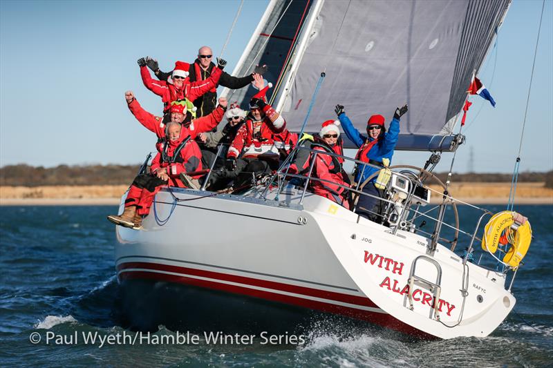 With Alacrity, Sigma 38, HYS Hamble Winter series, Yacht of the Series - photo © Paul Wyeth / www.pwpictures.com
