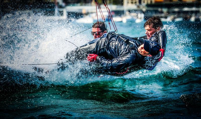 Manly 16ft Skiff Season Short Course Pointscore races 5 & 6 photo copyright Michael Chittenden @SailMedia taken at Manly 16ft Skiff Sailing Club and featuring the 16ft Skiff class