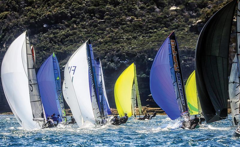 2017-18 Peroni Australia 16ft & 13ft Skiff Championships - Race 1 photo copyright Michael Chittenden taken at  and featuring the 16ft Skiff class