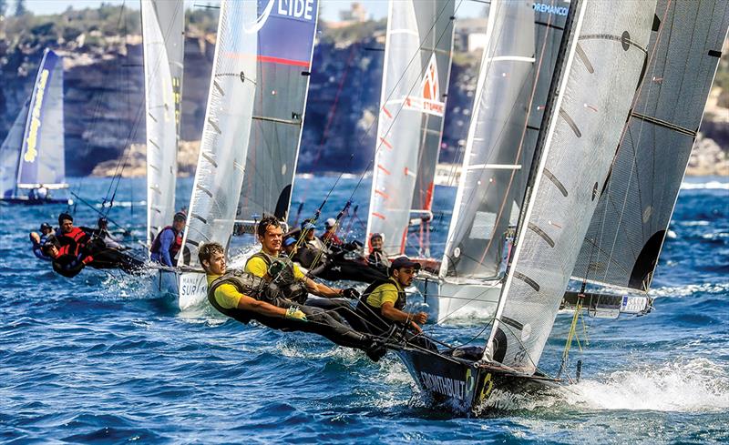 2017-18 Peroni Australia 16ft & 13ft Skiff Championships - Race 1 - photo © Michael Chittenden