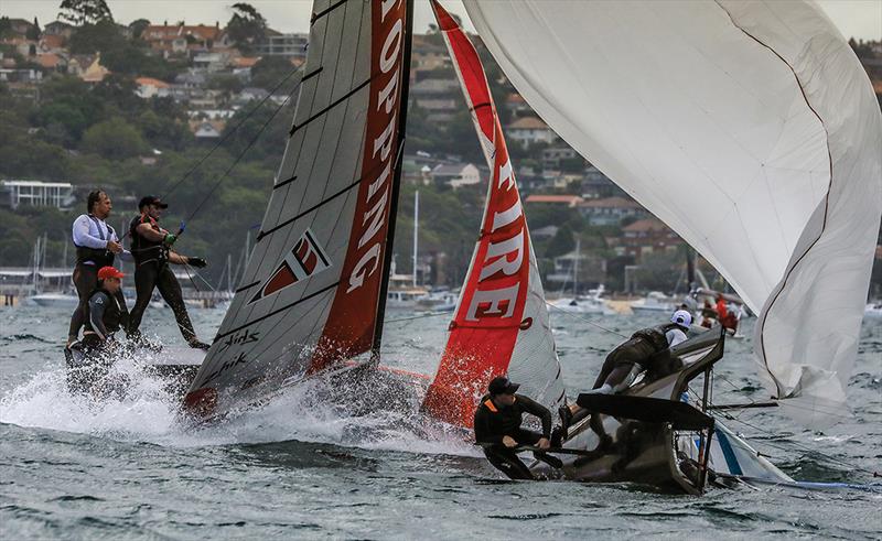 2017-18 Peroni Australia 16ft & 13ft Skiff Championships - Day 2 photo copyright Michael Chittenden taken at  and featuring the 16ft Skiff class