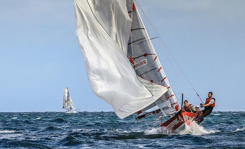 2017-18 Peroni Australia 16ft & 13ft Skiff Championships - Race 2 photo copyright Michael Chittenden taken at  and featuring the 16ft Skiff class
