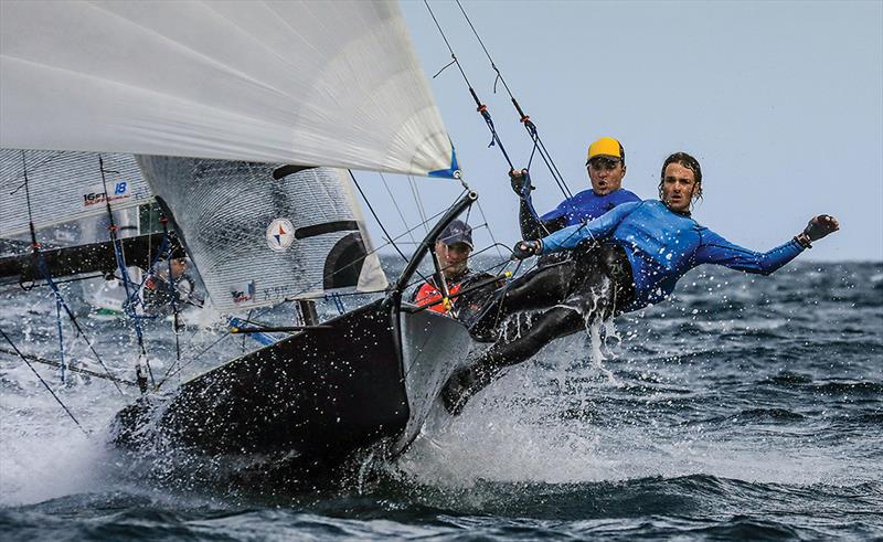 2017-18 Peroni Australia 16ft & 13ft Skiff Championships - Race 2 photo copyright Michael Chittenden taken at  and featuring the 16ft Skiff class