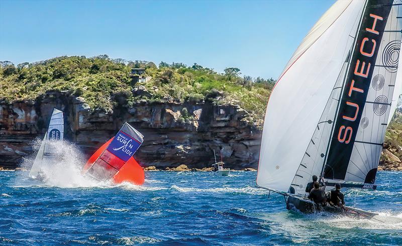 2017-18 Peroni Australia 16ft & 13ft Skiff Championships - Race 4 photo copyright Michael Chittenden taken at  and featuring the 16ft Skiff class