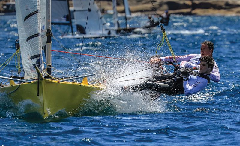 2017-18 Peroni Australia 16ft & 13ft Skiff Championships - Race 4 photo copyright Michael Chittenden taken at  and featuring the 16ft Skiff class