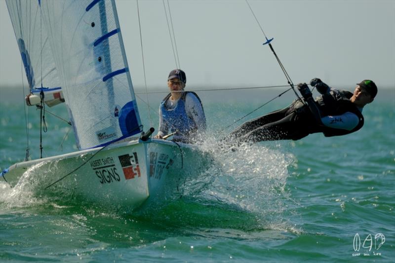 Aussie Skiffs 13 & 16 Footers National Championships, Day 1 photo copyright Mitchell Pearson / SurfSailKite taken at Darling Point Sailing Squadron and featuring the 16ft Skiff class