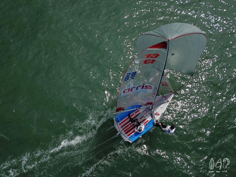 Day 6 - Aussie Skiffs 13 & 16 Footers National Championships photo copyright Mitchell Pearson / SurfSailKite taken at Darling Point Sailing Squadron and featuring the 16ft Skiff class