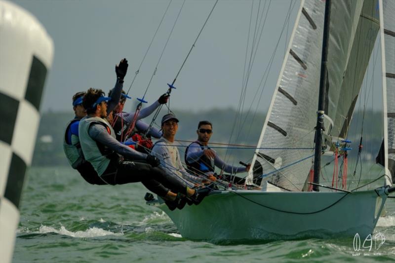 Day 6 - Aussie Skiffs 13 & 16 Footers National Championships photo copyright Mitchell Pearson / SurfSailKite taken at Darling Point Sailing Squadron and featuring the 16ft Skiff class