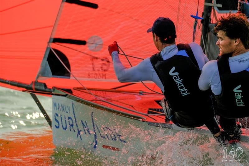 Day 6 - Aussie Skiffs 13 & 16 Footers National Championships photo copyright Mitchell Pearson / SurfSailKite taken at Darling Point Sailing Squadron and featuring the 16ft Skiff class