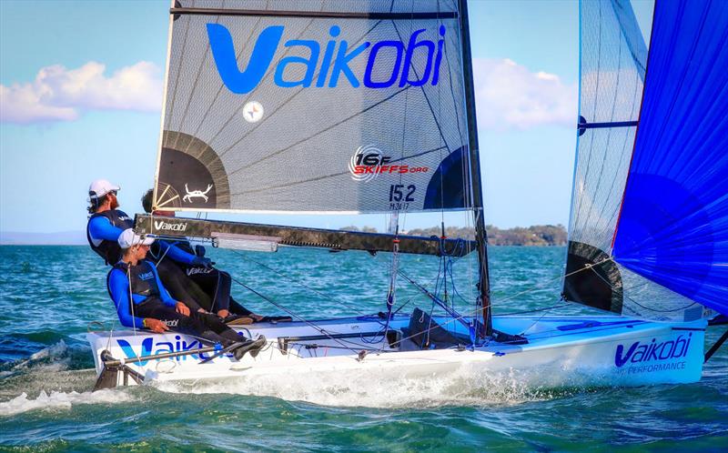 Vaikobi 16ft Skiff Team Skipper: Max Voss Main: Alex Chittaden Bow: Tim Lake - photo © Michael Chittenden