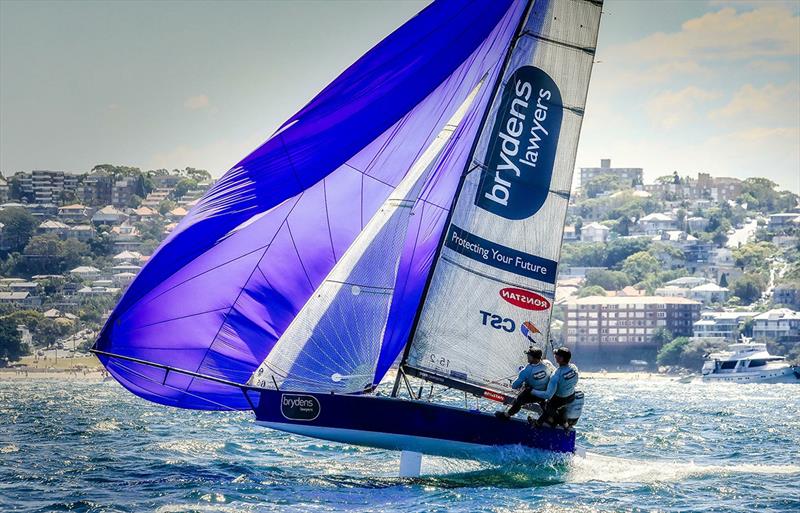 Australian 16ft Skiff Championships photo copyright Michael Chittenden taken at Port Stephens Sailing and Aquatic Club and featuring the 16ft Skiff class