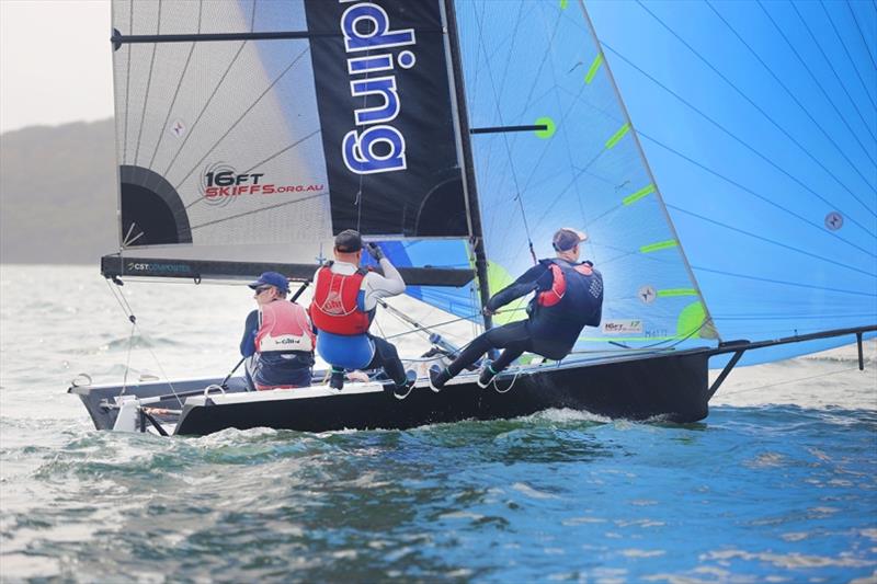 First State Lending - Australian 16ft and 13ft Skiff Championships, day 2 photo copyright Mark Rothfield taken at  and featuring the 16ft Skiff class