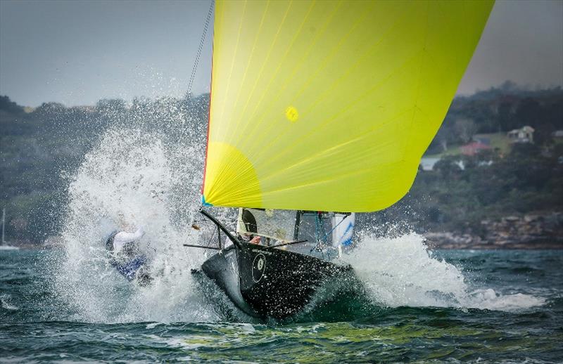 Manly 16ft Skiff Clubs Championship day 1 photo copyright Michael Chittenden taken at Manly 16ft Skiff Sailing Club and featuring the 16ft Skiff class