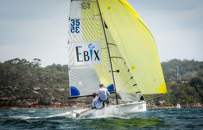 Manly 16ft Skiff Clubs Championship day 1 photo copyright Michael Chittenden taken at Manly 16ft Skiff Sailing Club and featuring the 16ft Skiff class