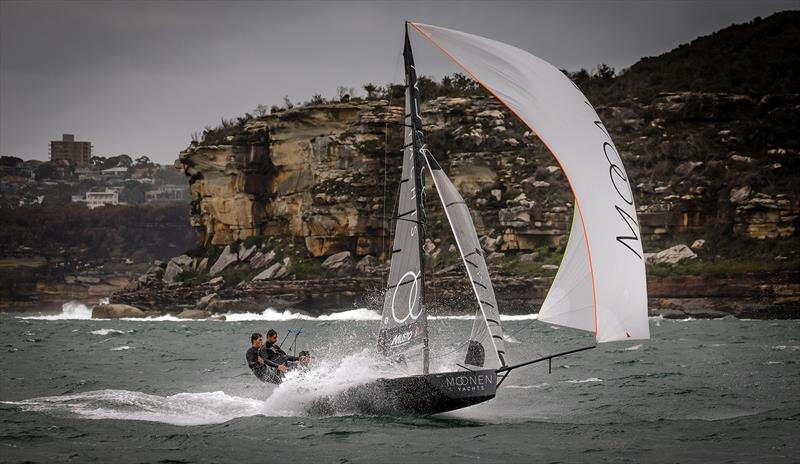 Moonen Yachts - 16ft Skiff Winter Series 2021 - Sydney Australia photo copyright Michael Chittenden @SailMedia taken at Manly 16ft Skiff Sailing Club and featuring the 16ft Skiff class