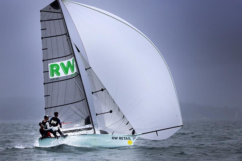 QLD RW Retail - 2021-22 Red Pumps Australian 16ft Skiff Championships photo copyright Mark Rothfield taken at Belmont 16ft Sailing Club and featuring the 16ft Skiff class