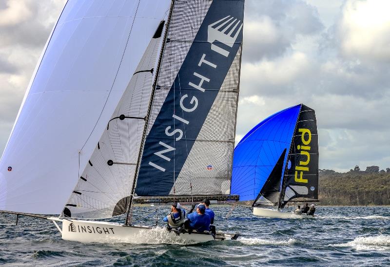 Insightand Fluid - Red Pumps 16ft Skiff Australian Championships 2021-22 - photo © Michael Chittenden